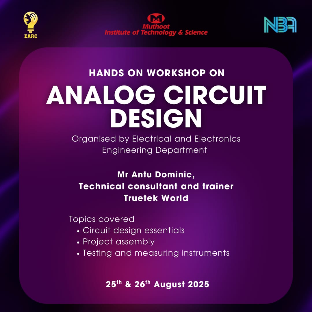 Hands-on Workshop on Analog Circuit Design
