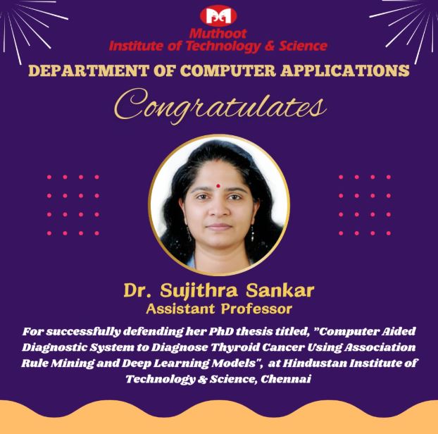 Dr. Sujithra Sankar