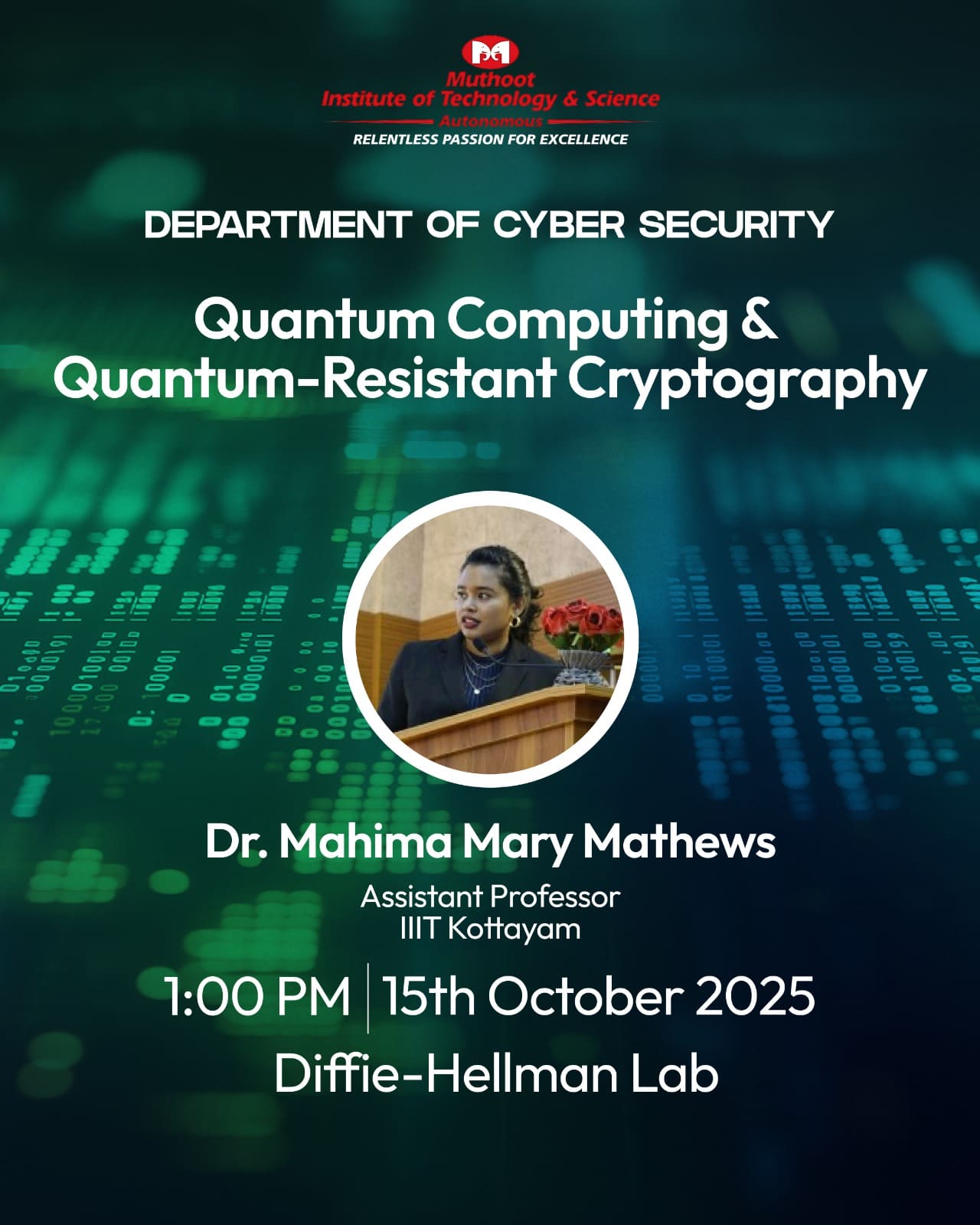 Technical Session on “Quantum Computing & Quantum-Resistant Cryptography
