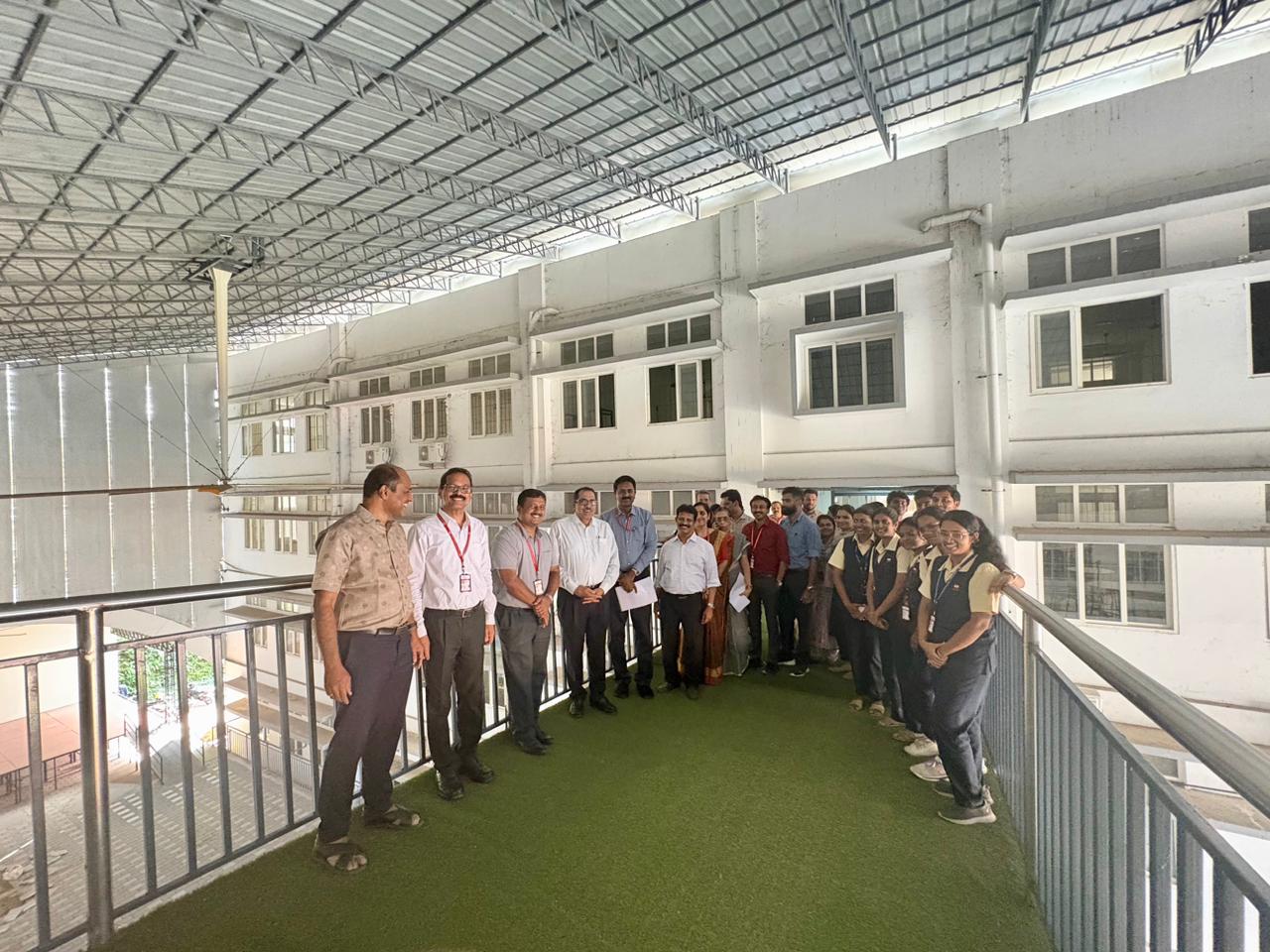 Our new Bridge connecting the two Academics Blocks officially inaugurated by our MD, Mr. George Alexander Muthoot.