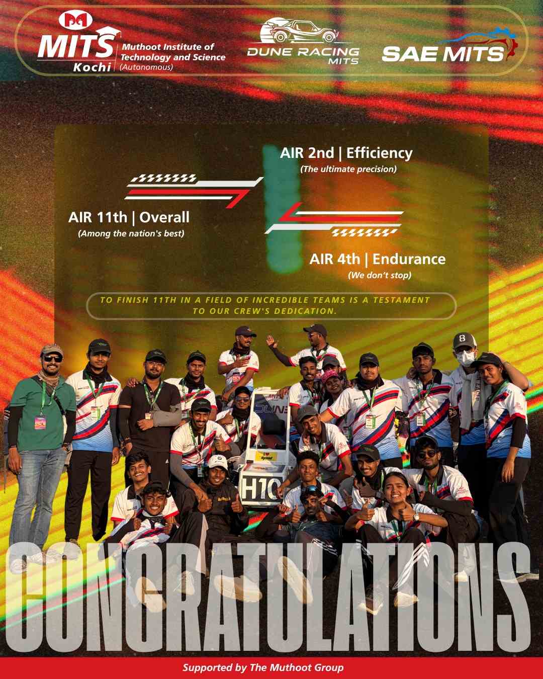 MITS BAJA (All-Terrain Vehicle) – BAJA SAE 2026 Achievement