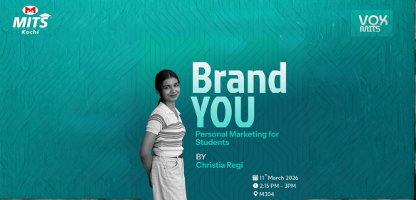 🌟🎤 VOX MITS PRESENTS: Brand YOU – Personal Marketing for Students🎤🌟 A Student Speaker Session.