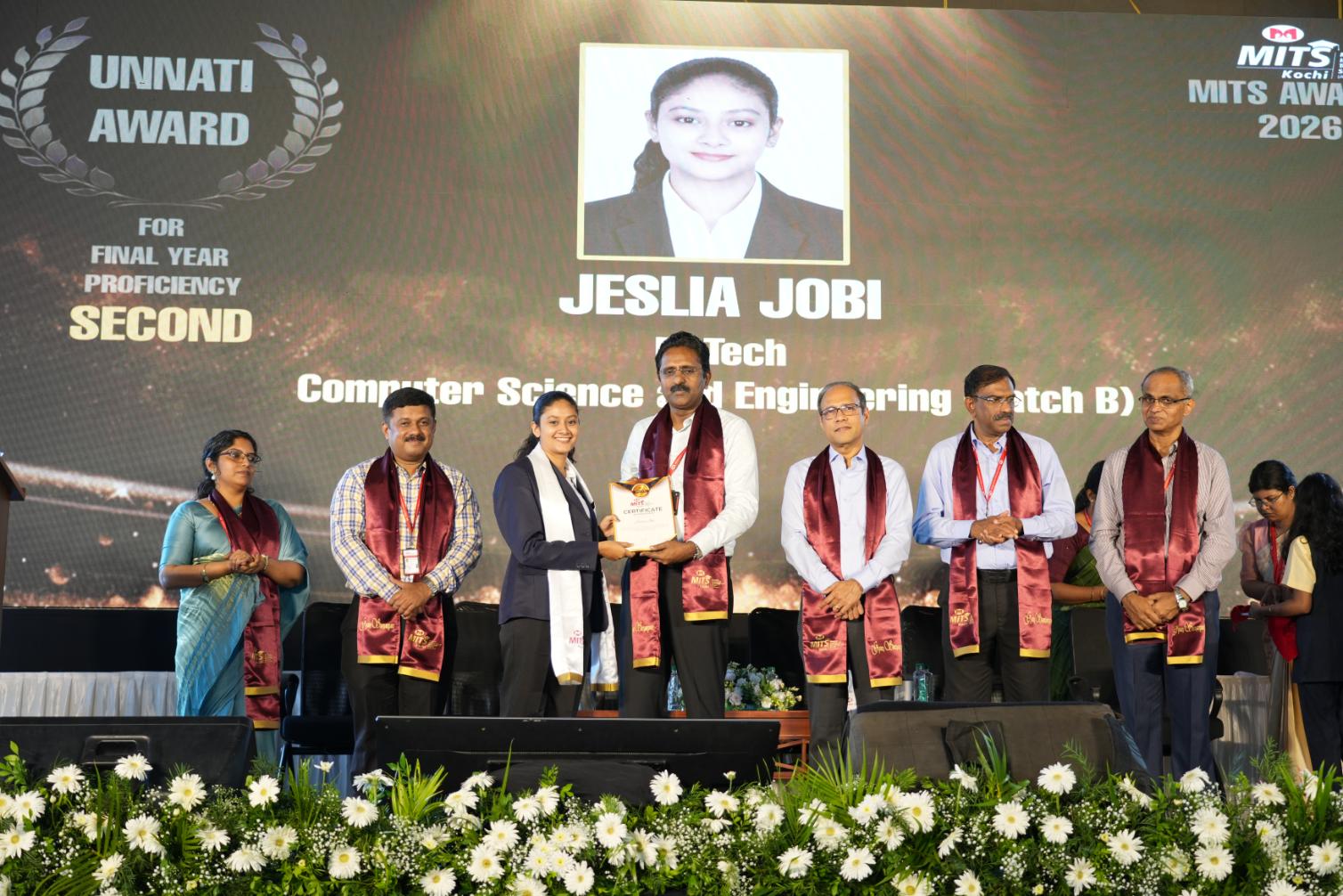 JESLIA JOBI_MITS UNNATI AWARD 2026
