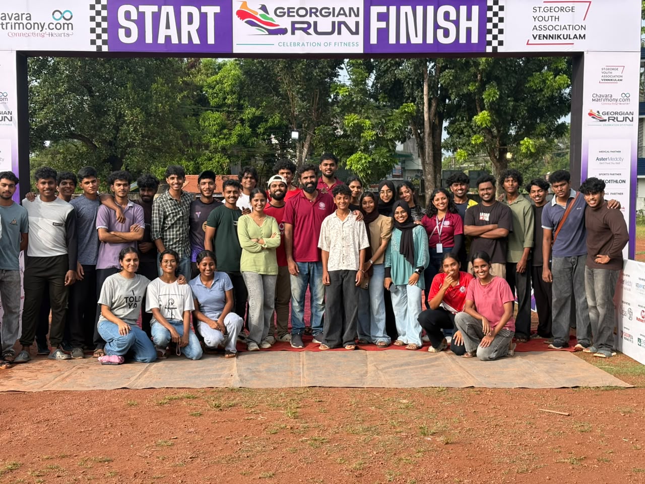 NSS Unit 264, MITS Kochi, volunteered at the marathon