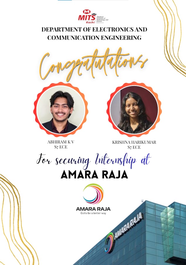 Internships at Amara Raja