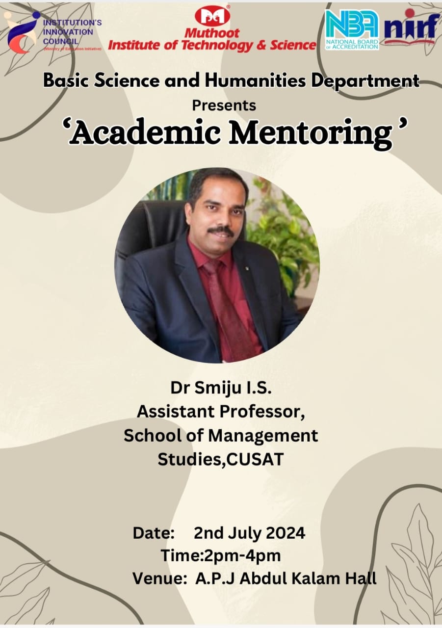 A Session on “Academic Mentoring”