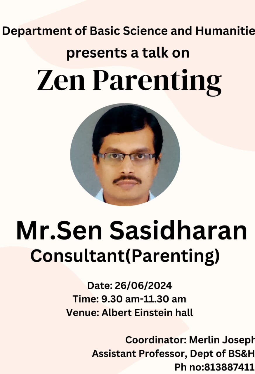A talk on ‘Zen Parenting’