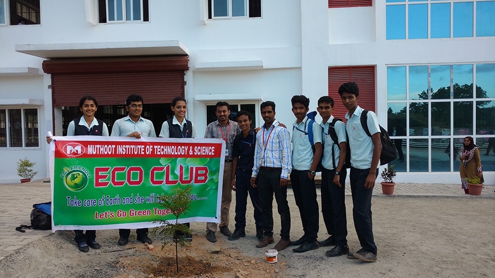 Good earth MITS- A tree sapling planting marathon on 5th October 2016