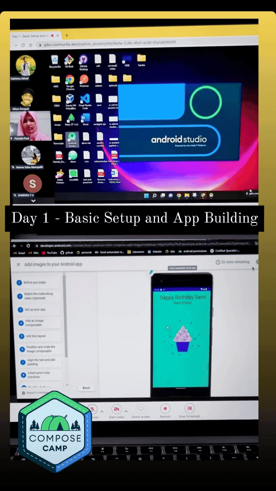Day 1 & Day 2 – Basic Setup and App Building
